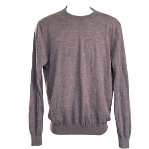 SuitSupply Pure Cashmere Sweater Sz XL Brown Crewneck Quiet Luxury‎ Neutral